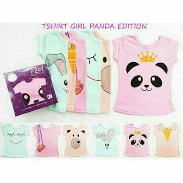 (1 Pcs) Kazel T-Shirt Panda Size XL &amp; XXL