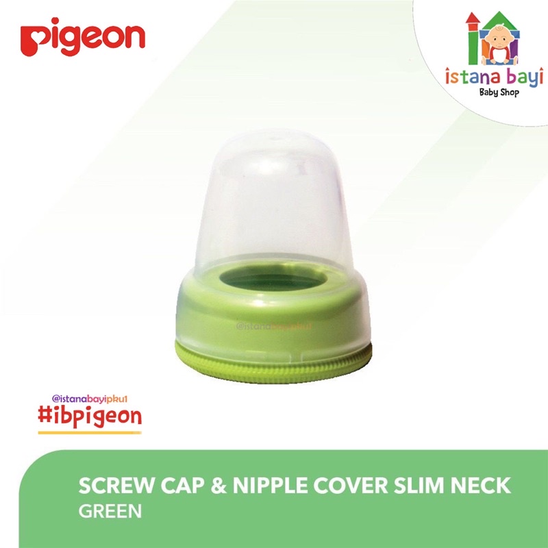 PIGEON Screw Cap + Nipple Cover Slim / Tutup Botol Susu Slim Neck