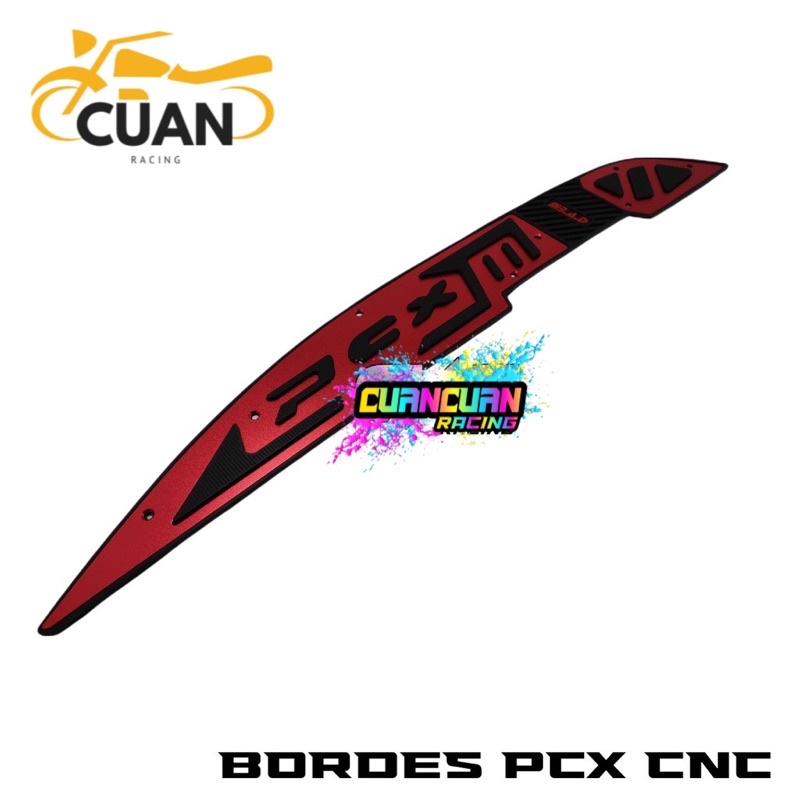 Bordes PCX 160 Black Diamond Pijakan Kaki All New PCX 160 2021 Full CNC