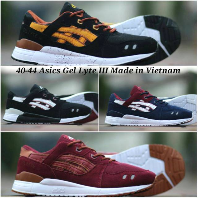 Asics Gel Lyte III Made in Vietnam Sepatu Kets Sport Olahraga/Sneakers Pria Galeri Intan Bandung
