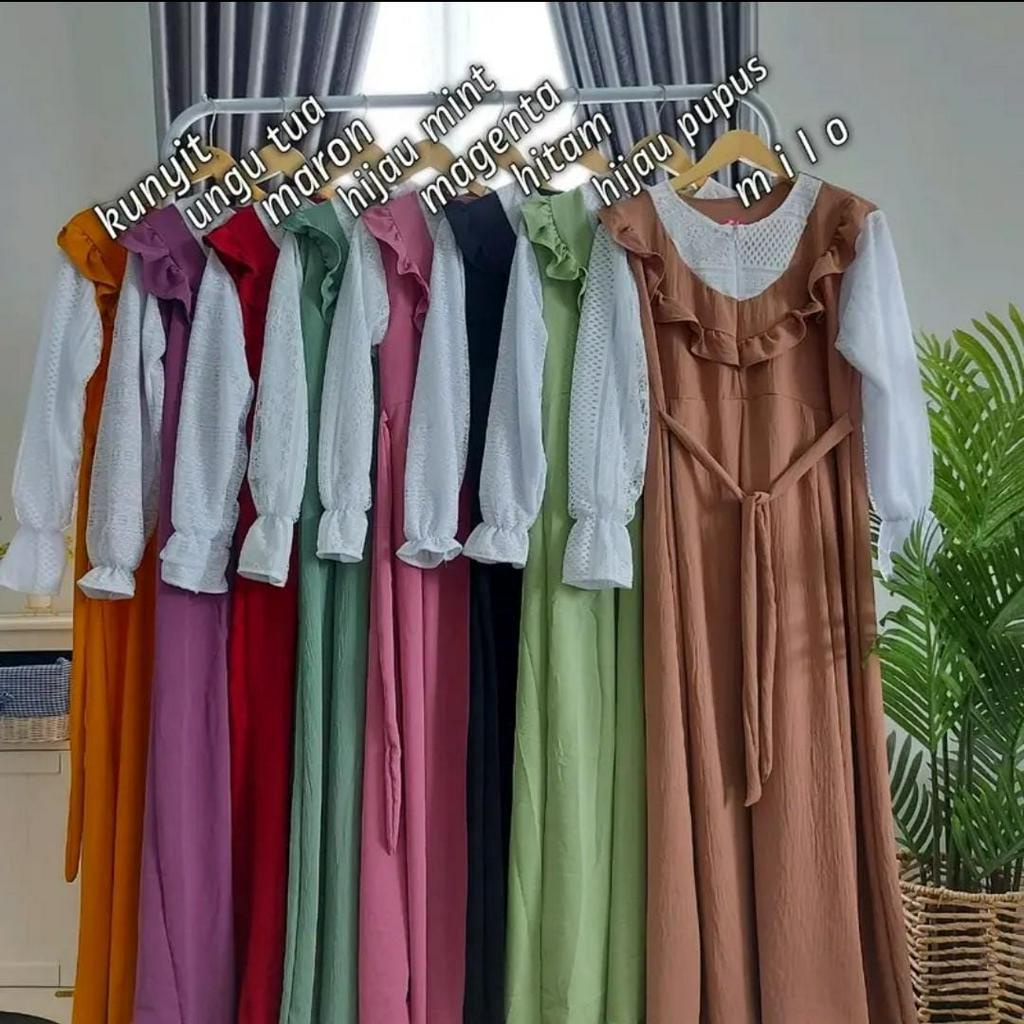 LANGSUNG KIRIM GAMIS CRINGKEL MIX BRUKAT SUPER JUMBO LD 130 BB SMPAI 120 KG UKURAN M,L,XL,XXL,XXXL FREE BROSS