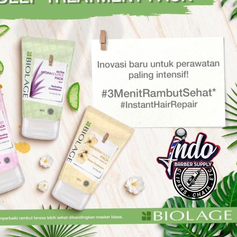 ❈ MATRIX DEEP TREATMENT PACK / RAMBUT INSTANT LURUS 100 ML ✥