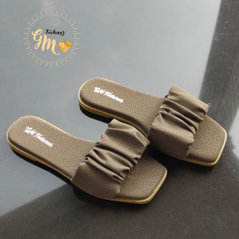 JEAN Flat sandal | Sandal teplek best Quality | ORIGINAL BY GMFOOTWEAR
