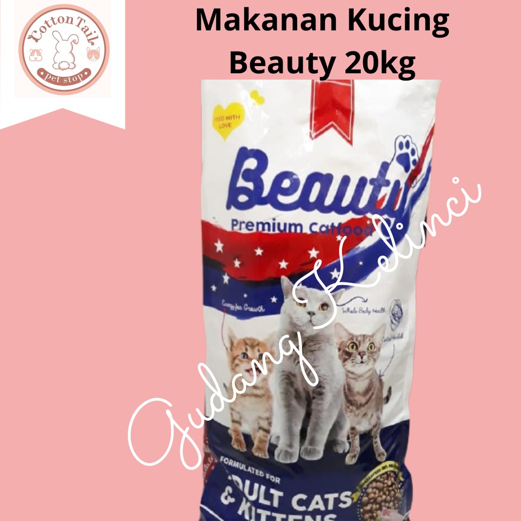 Makanan kucing Beauty premium cat 20 kg Khusus EKSPEDISI