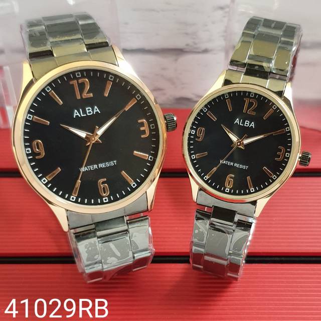 JAM TANGAN COUPLE ALBA RANTAI CLASIK / JAM TANGAN ALBA