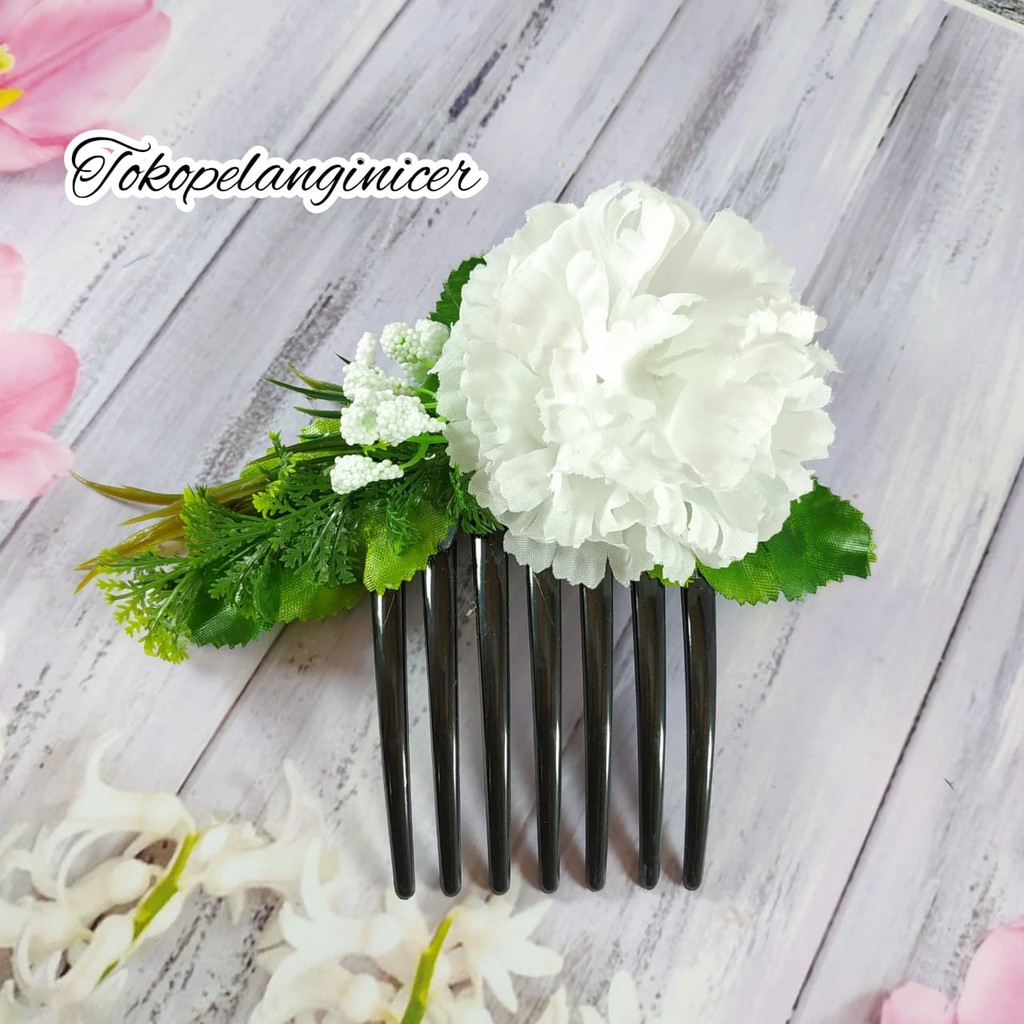 Sirkam Rambut Bunga l Aksesoris sanggul Model Bunga Seribu By Tokopelanginicer