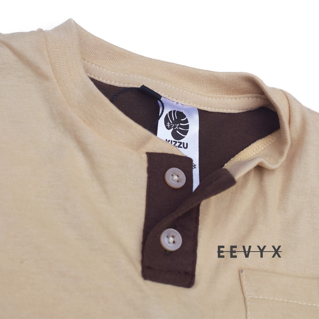 Kizzu Baju Kaos Distro Anak Laki Laki Umur 1-12 Tahun Bahan Cotton - Plaket Coksu - Eevyx Store
