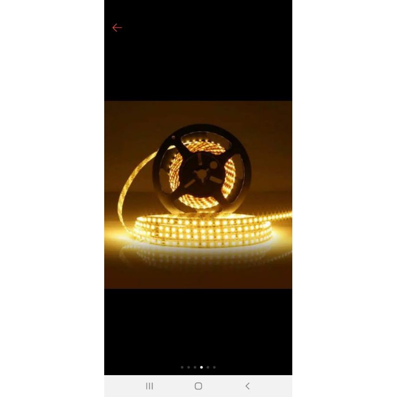 Lampu LED Strip Mata Besar SMD 5050 IP 44 Warna 12V