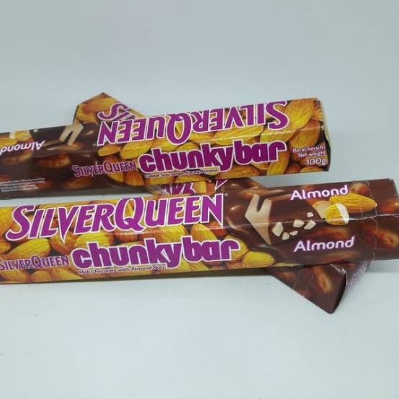 

silverqueen chunky bar 95 gr almond