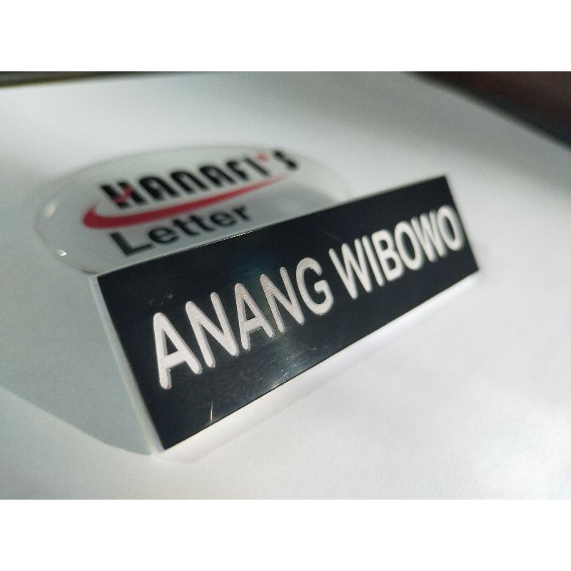 Name Tag Manset Paku / nama dada satuan