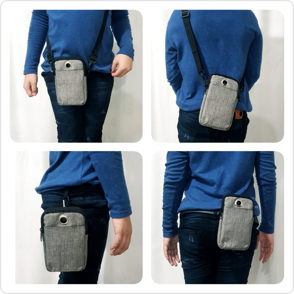 Tas Pinggang - Tas Selempang - Tas Hanphone Denim Versi 2 MB853