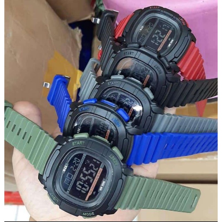 (Terima Cod)Jam Tangan Pria Digital Timex Anti Air Strap Rubber(Dikirim Dari Jakarta)