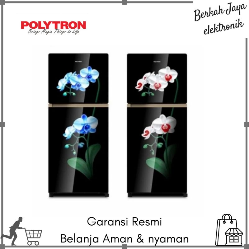 KULKAS POLYTRON PRW 25 MOB 240L 2 PINTU