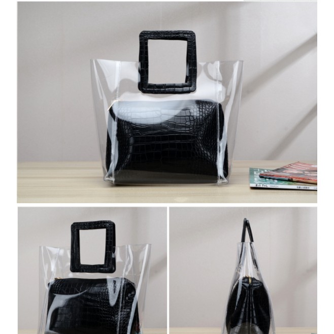 Angela Transparan Handbag