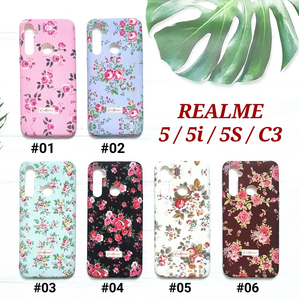 REALME C2 3 3 PRO 5 5I 5S C3 5 PRO - CK FLOWER Soft Case Glow In The Dark