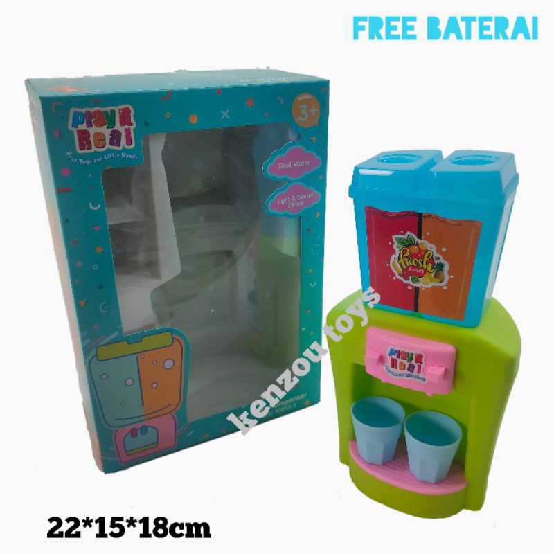 Play It Real Juicer Dispenser / Real Water / Light &amp; Sound Effect