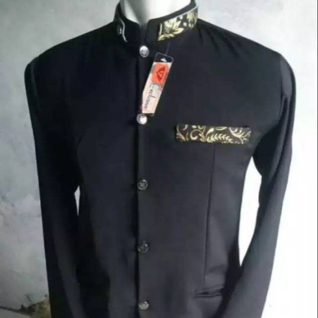 Jasko lengan panjang / jasko polos kis batik/ jasko bagus