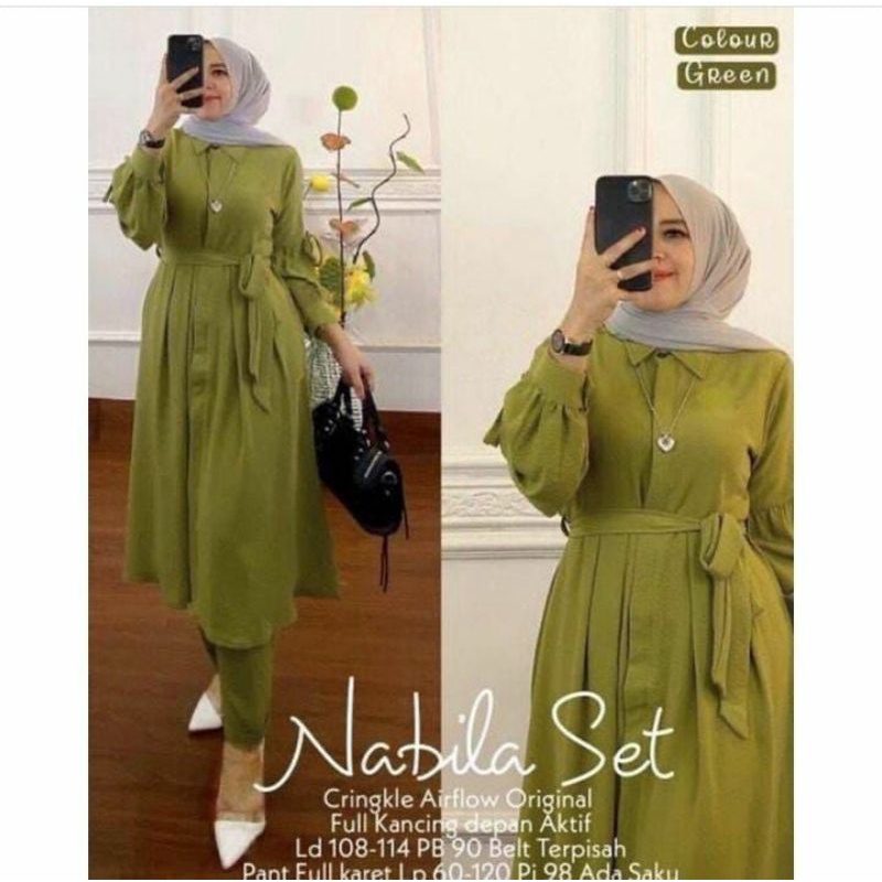 Nabila Set/setelan kekinian/setelan terbaru