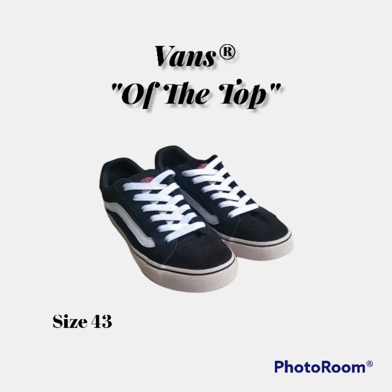 [PREMIUM] Sepatu Second Vans "Of The Top" Size 43