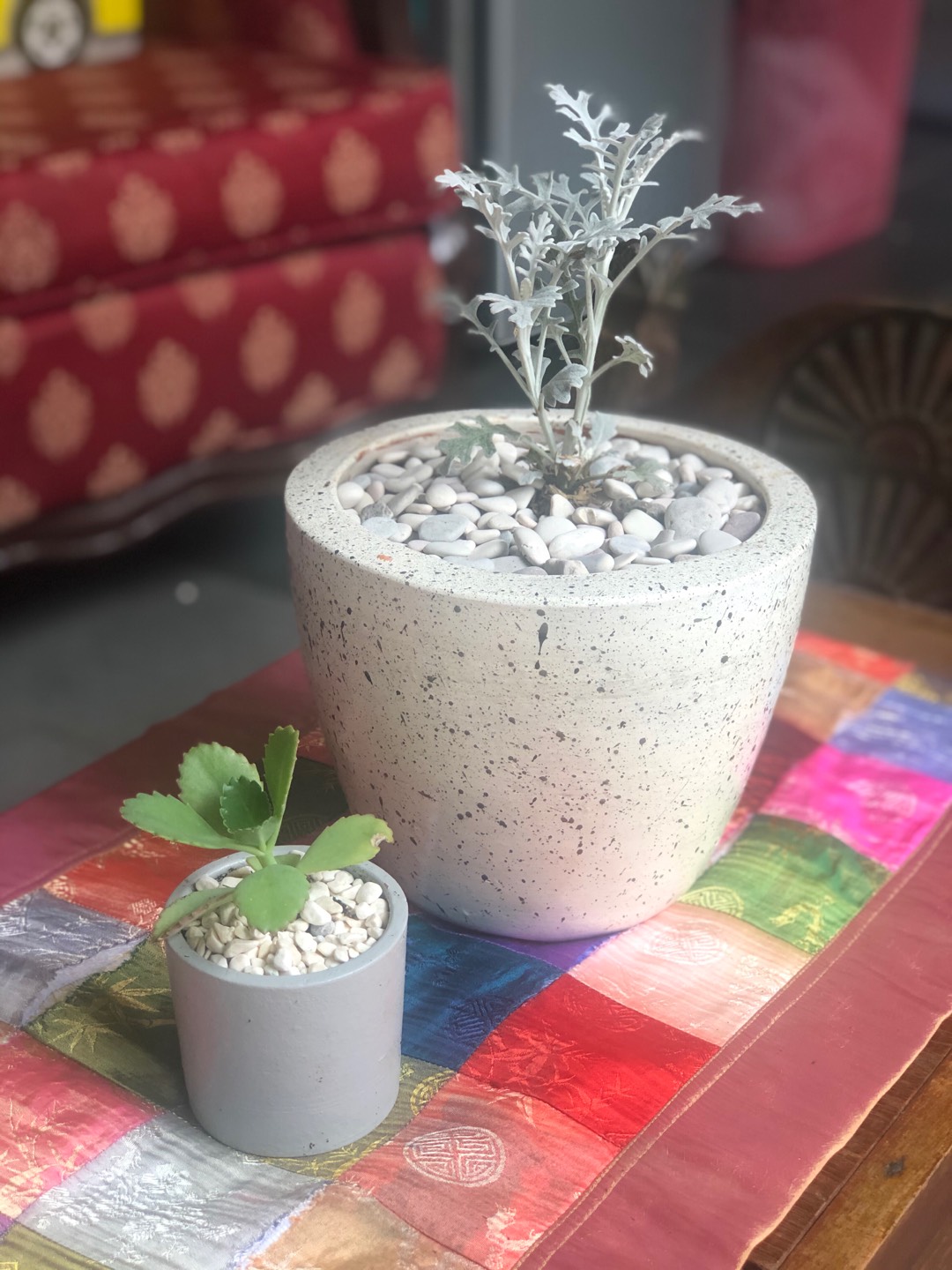 Pot Putih Corak, Pot Hitam Corak, Pot Motif, Pot Bintik, Pot Putih Dan Hitam, Pot Gerabah