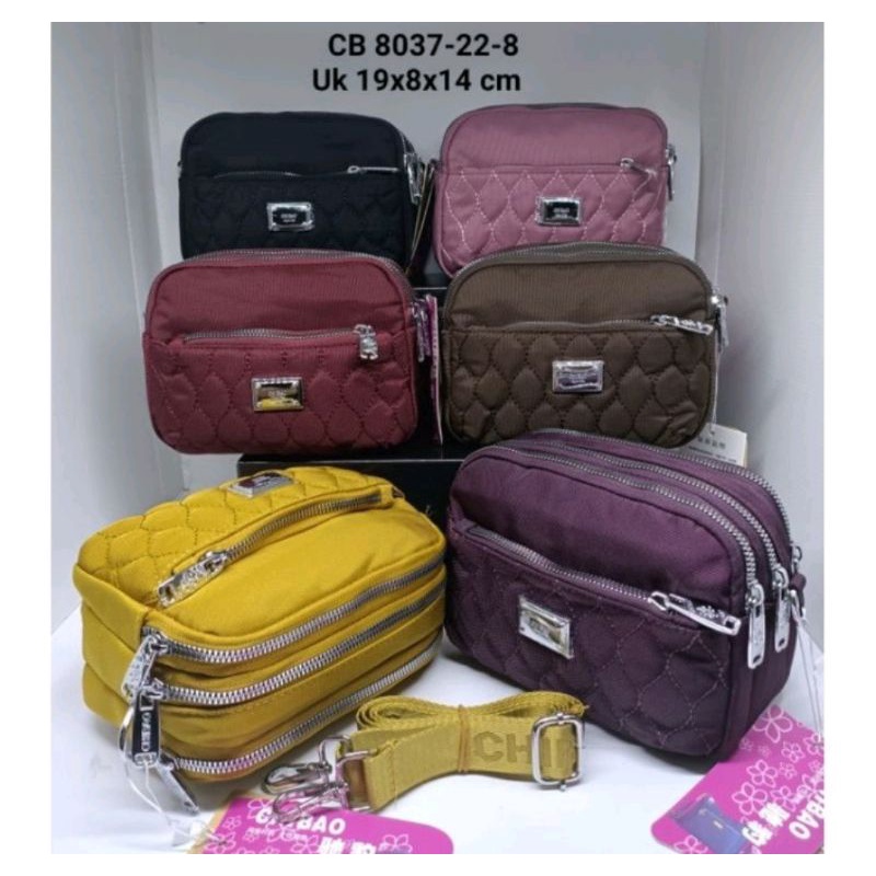 Tas Selempang Chibao 8037-22 bahan Kanvas Ori Chibao #cmbagstore