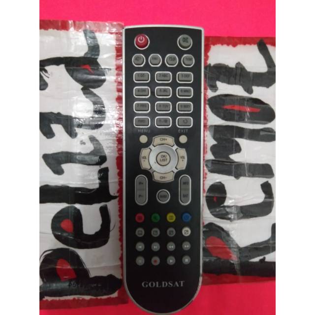Remot parabola Goldsat original terlengkap