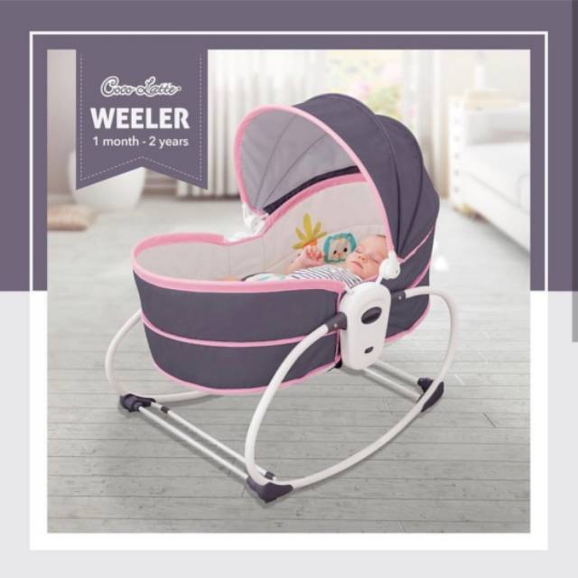 COCOLATTE WEELER 5in1 rocker &amp; basinet | BOUNCER BABY | AYUNAN BAYI