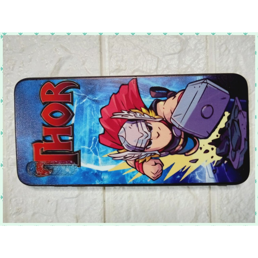 CASE iring SMSUNG GALAXI A30 MOTIF ROBOT SEPIDERMAN IRON MAN THOR