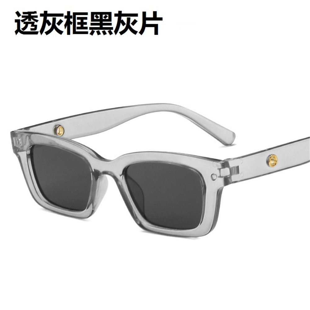 【COD Tangding】Small Square Sunglasses Kim Ji-ni Same Style Sunglasses Retro Korean Web Celebrity Glasses