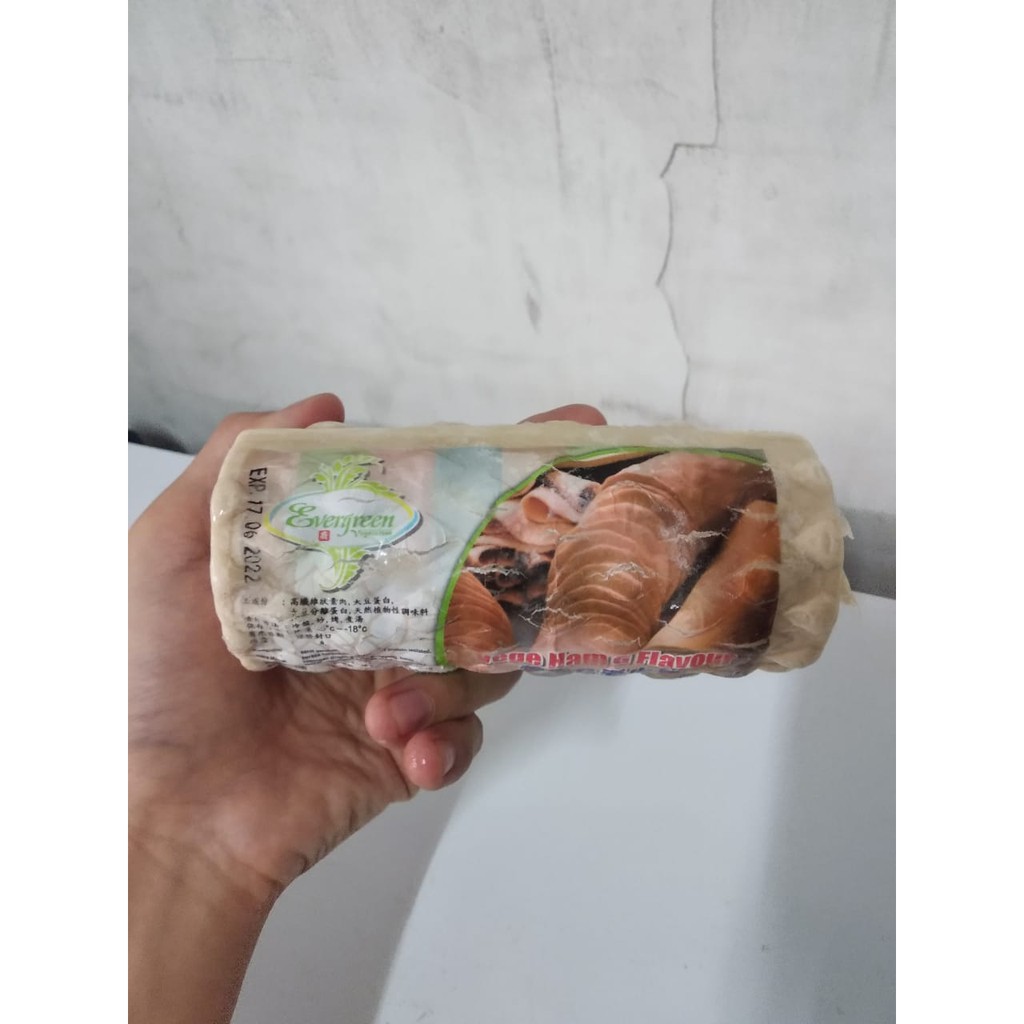 

Evergreen Ham Putih G/ Merah BBQ Vegetarian / Yang Sheng Huo Tui 450 gr