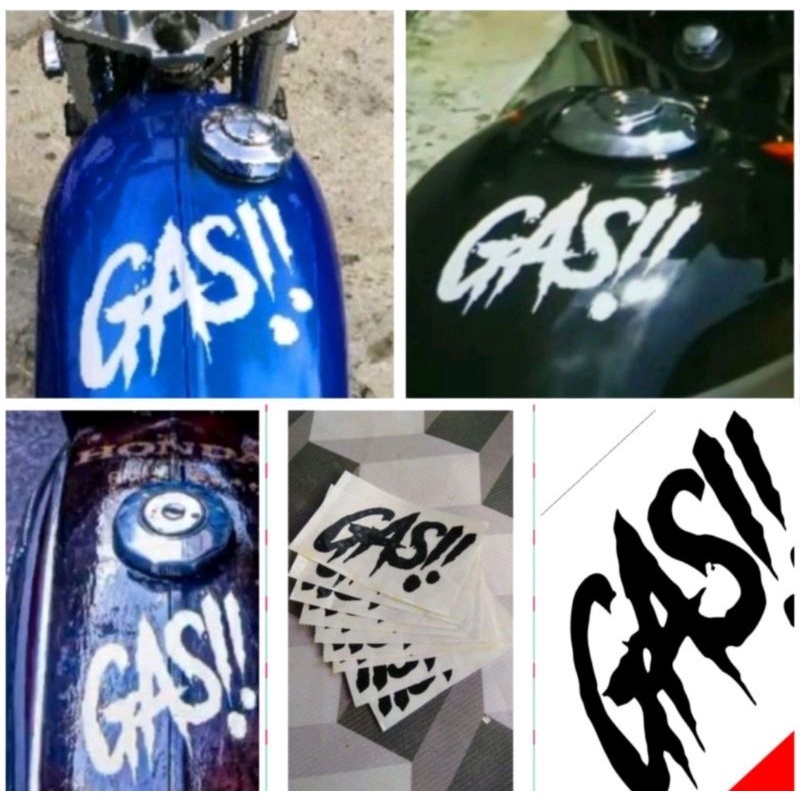 STICKER STIKER CUTTING GAS  STIKER GASS STIKER HEREX TANGKI MOTOR 12CM × 9CM