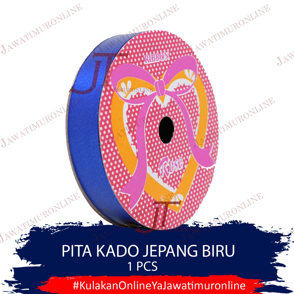 Pita Jepang / Pita Kado Jepang KILAP Biru