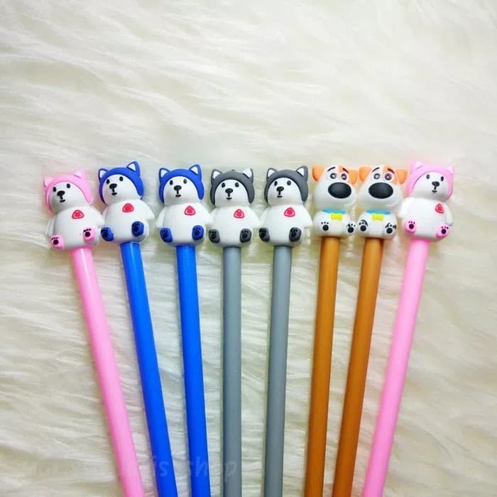 

Pulpen gel Hachiko /doggy imut