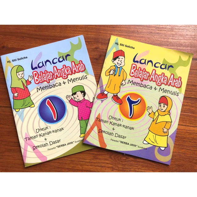 BUKU PAUD & TK - Lancar Belajar Angka Arab Membaca & Menulis [ Serba Jaya ]
