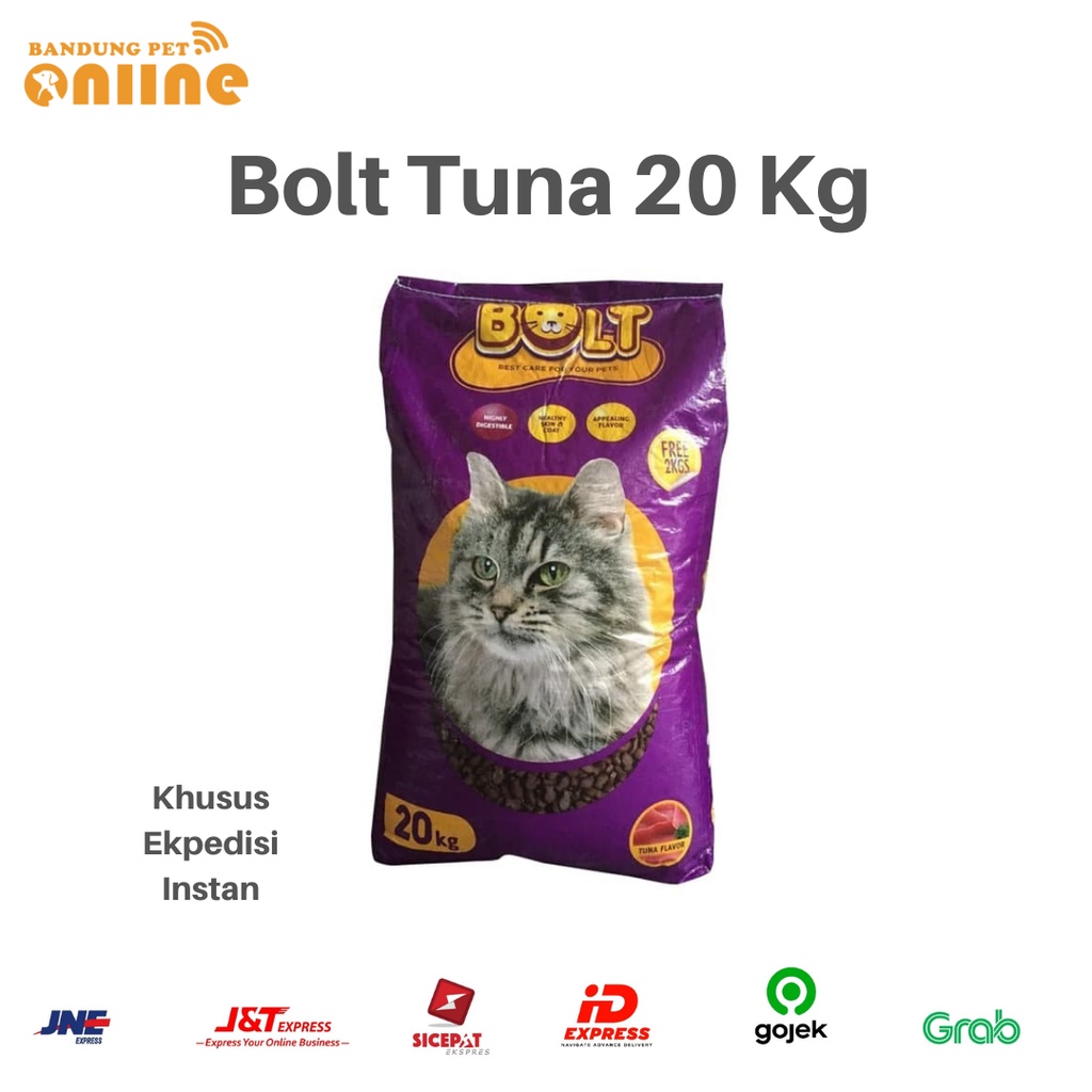 Bolt Tuna 20 Kg Makanan Kucing Dry Food Cat Food 20kg
