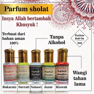 Parfum / Minyak Wangi Ibadah Sholat Sonik Non Alkohol 6 ml