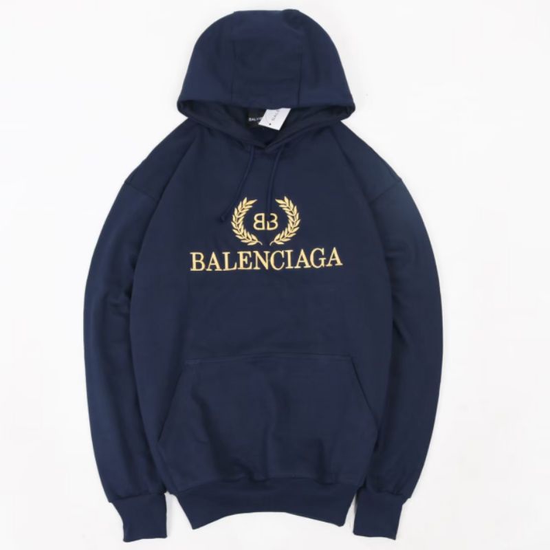 Hoodie Balenciaga Navy Bordier Premium