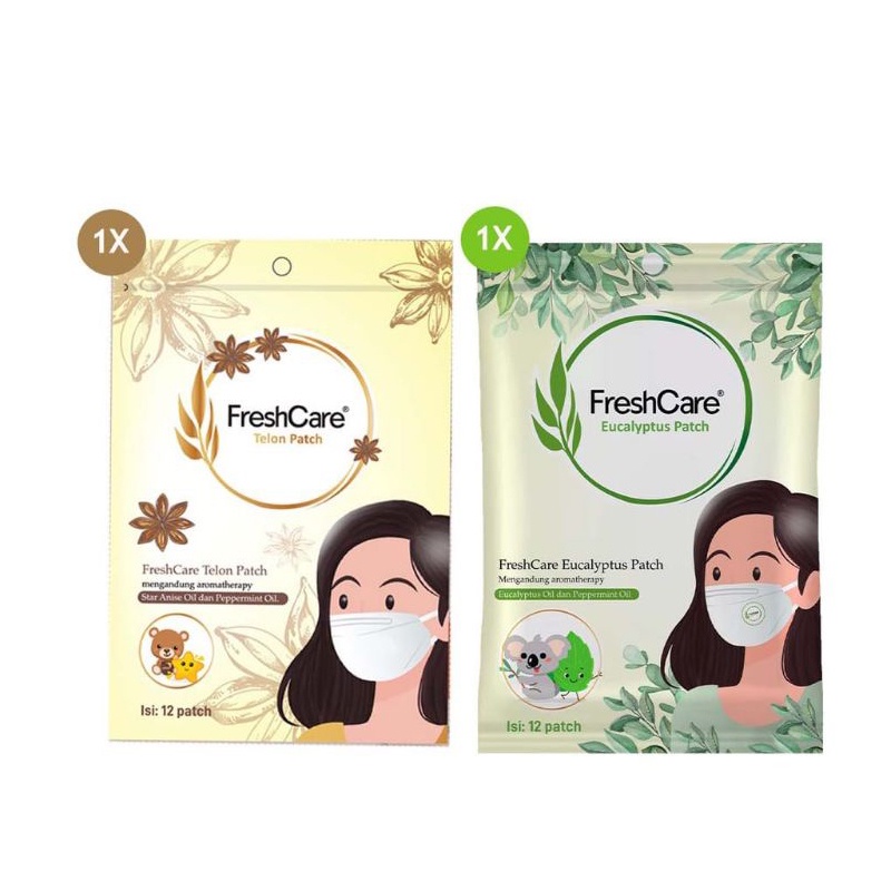 Fresh Care Eucalyptus Patch SACHET Isi 12Patch