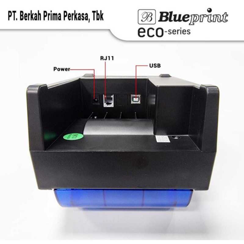 Printer Bluetooth thermal kasir ECO 58D Blueprint ( USB + BT + RJ11 ) free bubble dan dus garansi 1tahun