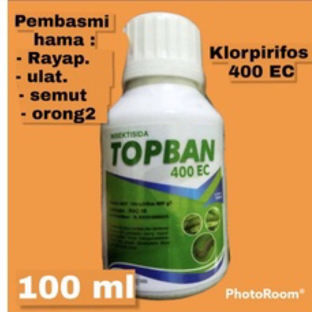 TOPBAN 400EC 100 ML INSEKTISIDA Ulat rayap