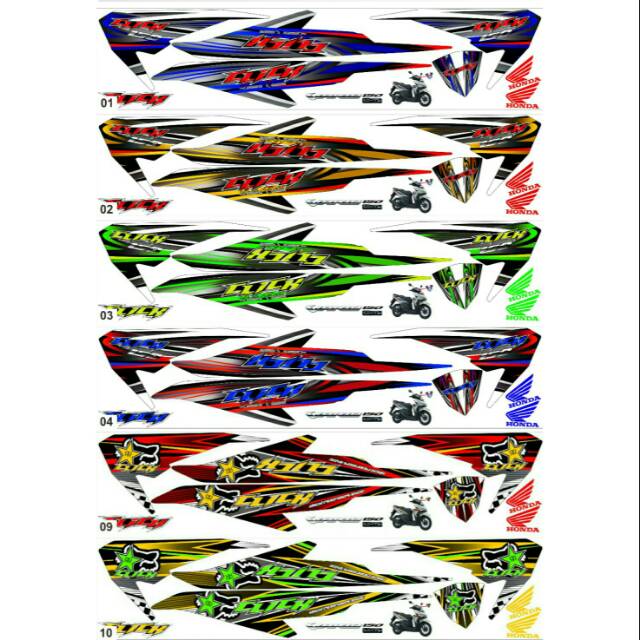 Sticker / Striping Variasi Thailand / Thailook Vario 125 Fi iss/esp