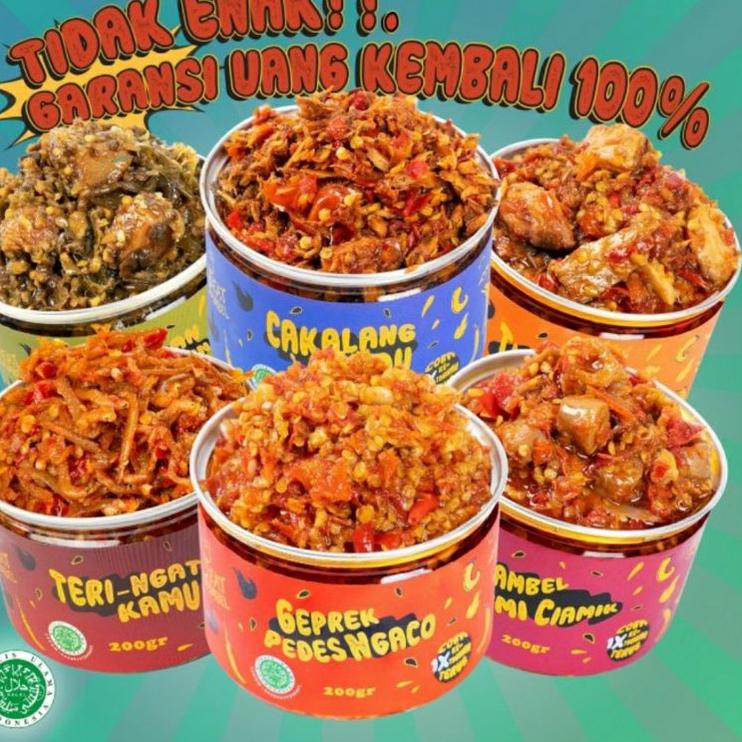 

Terlaris Eat Sambel Sambel Cumi Sambel Teri Tuna Eatsambel 200gr ,,