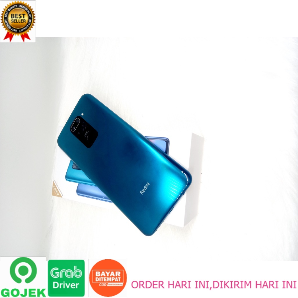 XIAOMI REDMI NOTE 9 4/64GB HP HANDPHONE SECOND FULL SET hp seken bekas bisa cod