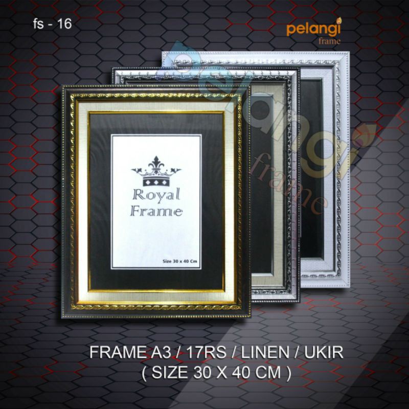 Frame/bingkai/foto/ukir (fs-16) 12R+/17Rs full