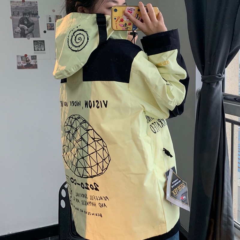 THE NORTH FACE IMPOR X BRAIN DEAD TNF THE NORTH FACE X BRAIN DEAD TNF JOINT GRAFFITI JACKET