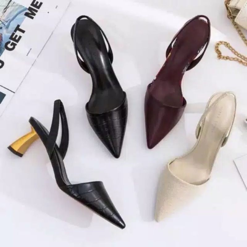 HIGH HEELS WANITA CHARLES&KEITH / SEPATU HAK WANITA BRANDED IMPORT TERMURAH (ORI)