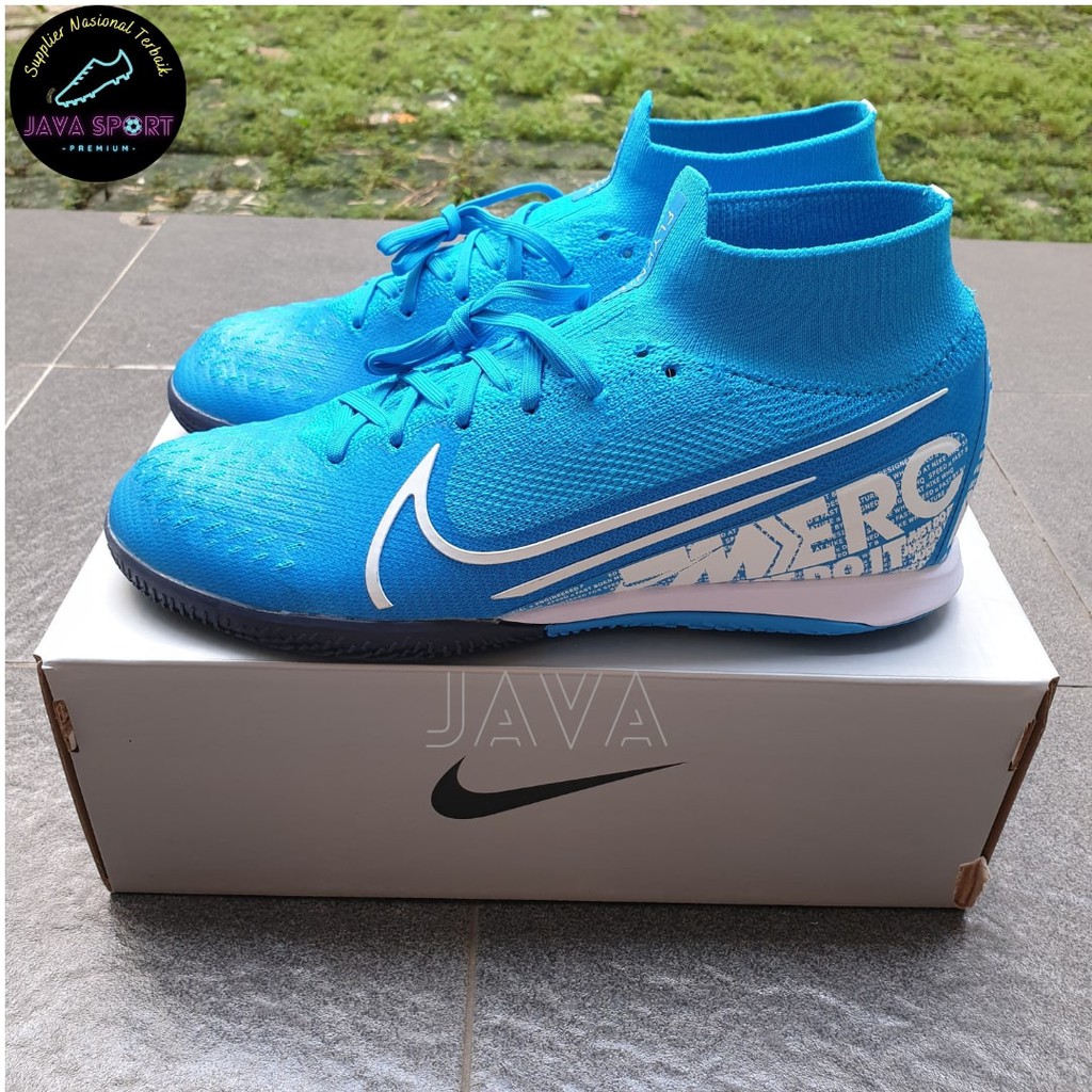 Sepatu Futsal Nike Mercurial Superfly 7 Elite Blue Hero IC
