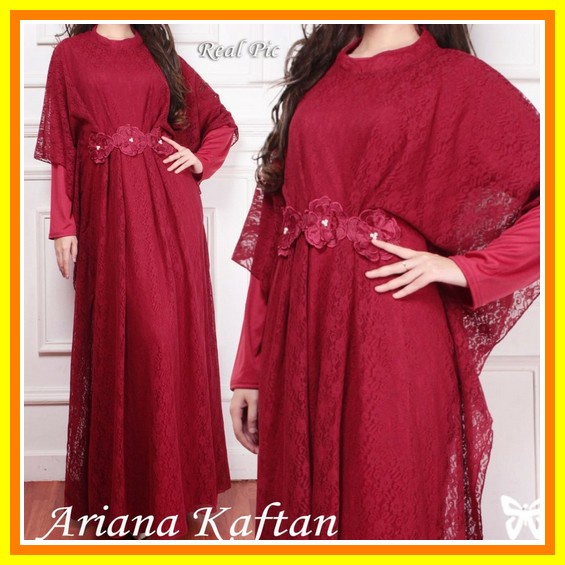 Kaftan Lebaran Dewi / Kaftan Brukat / Kaftan Model Terbaru 2022 Hopylovy - Kaftan Wanita Dress Musli