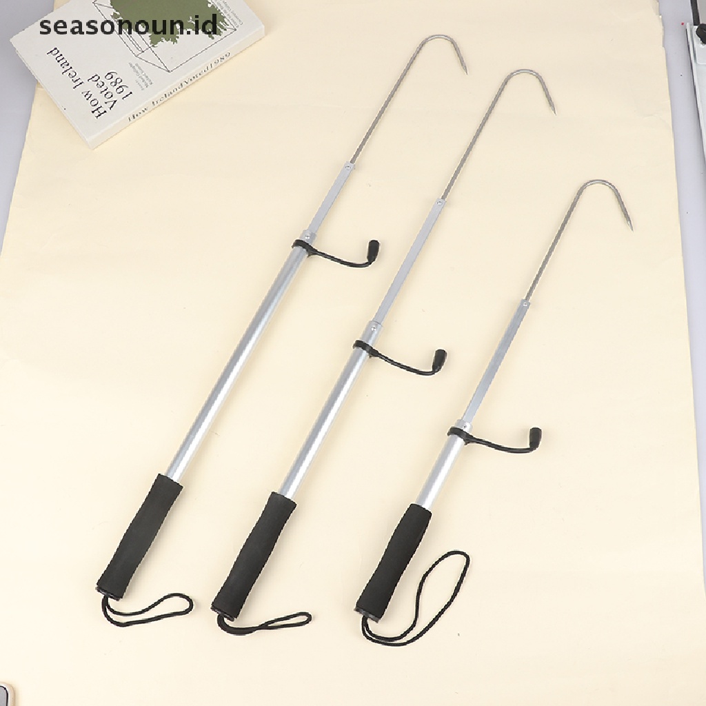 (seasonoun) Tombak Ikan Teleskopis Bahan Stainless Steel