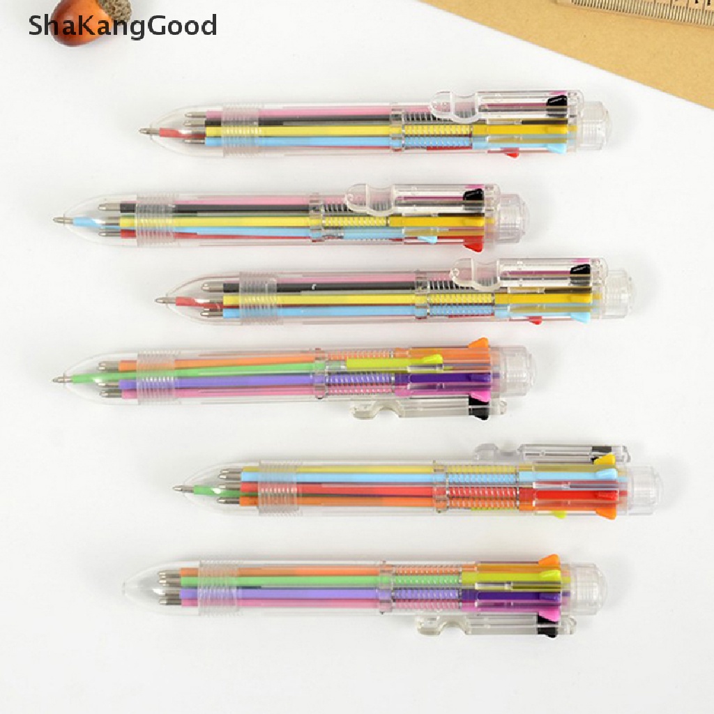 Pulpen 8 In 1 Warna-Warni Untuk Anak Sekolah Dan Kantor